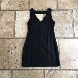 Banana Republic Black linen shift dress